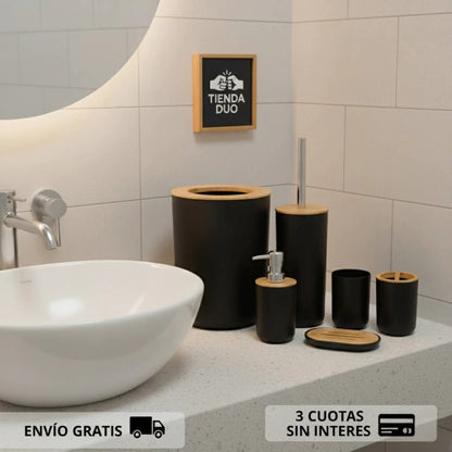 SET DE BAÑO 6 PIEZAS