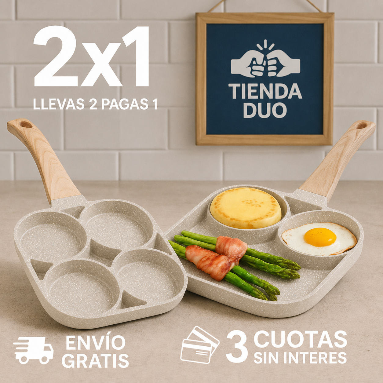 2X1 SARTENES MULTICOCCION